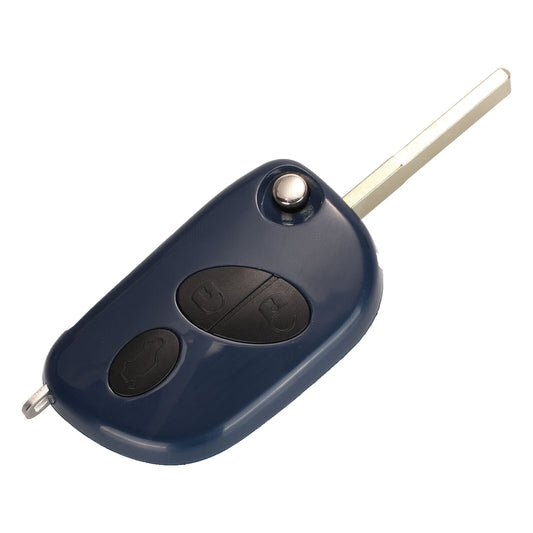 3 Button Key Shell with Uncut Key Blade fits Maserati Gran Turismo Quattroporte