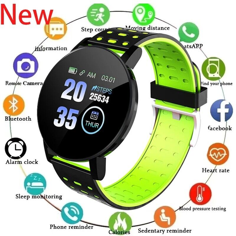 Multi Functional Fitness Smartwatch Android Smart Wristband Bluetooth Bracelet