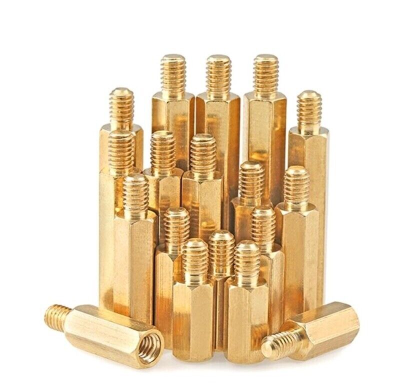 Hex Brass Standoff Spacer Screw Pillar PCB PC M2 3mm - 30mm Computer Motherboard