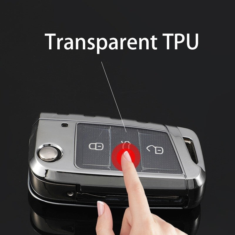 TPU Remote Key Cover fits VW Polo Golf 7 MK7 Tiguan Skoda Octavia