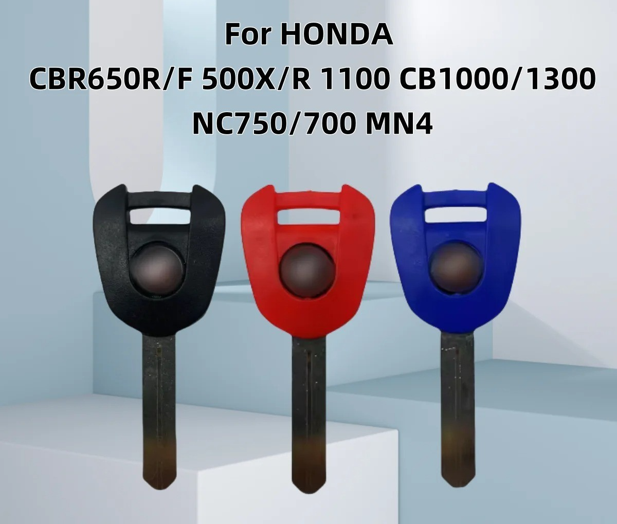 Motorcycle Key fits Honda CBR650R F 500X R 1100 CB1000 1300 NC750 700 MN4