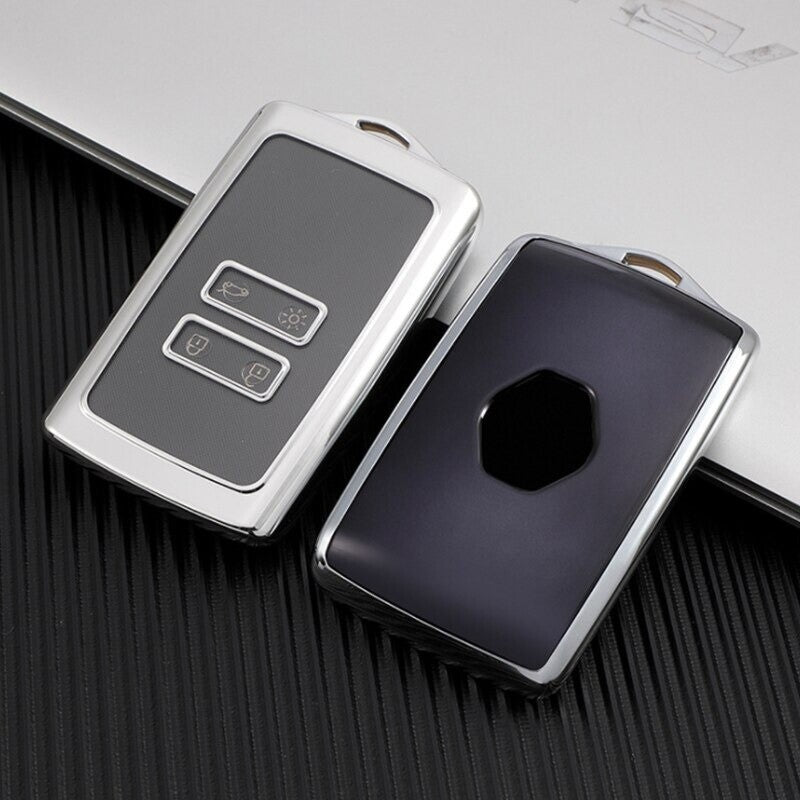 Car Key Case Cover for Renault Koleos Zoe Megane 4 RS Captur Kadjar Arkana
