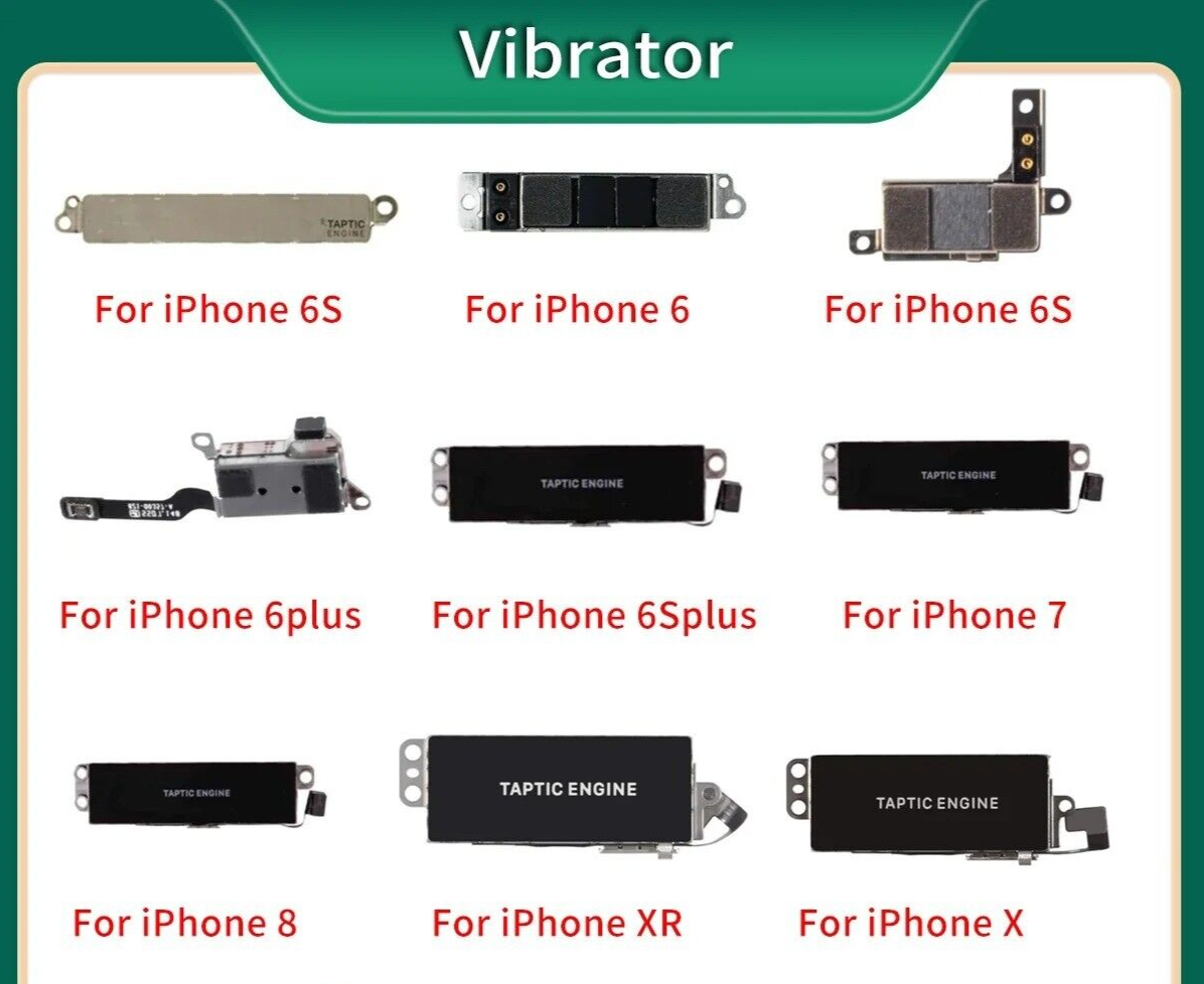 Taptic Vibration Silent Motor for iPhone 13 12 11 Pro Max X XS XR 7 8 Plus