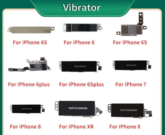 Taptic Vibration Silent Motor for iPhone 13 12 11 Pro Max X XS XR 7 8 Plus