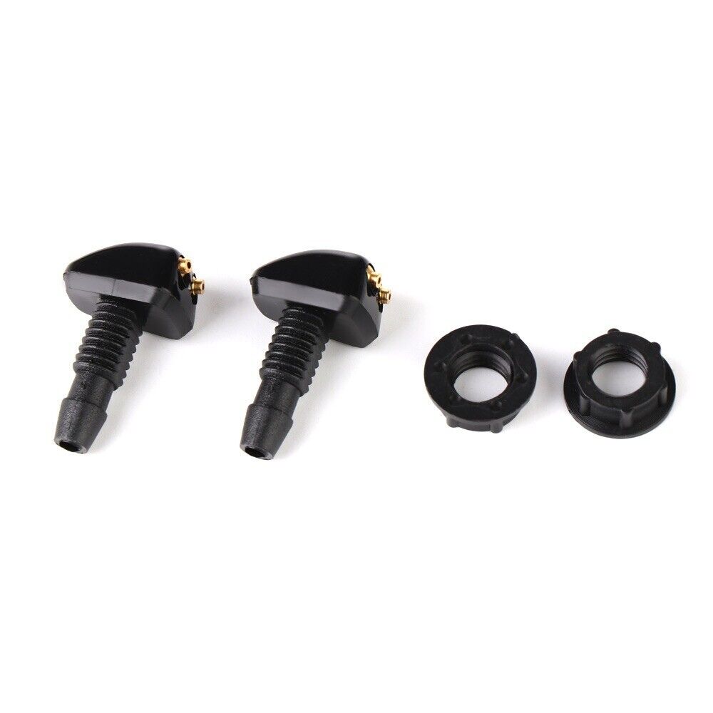 2x Universal Front Windshield Sprayer Washers Nozzle for Toyota Mazda Hyundai