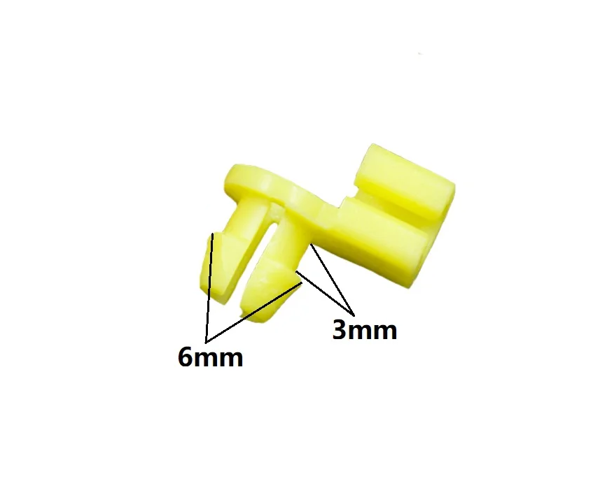 4x Auto Door Lock Rod Clip Driver Side Handle Retainer Plastic Rivet Fasteners