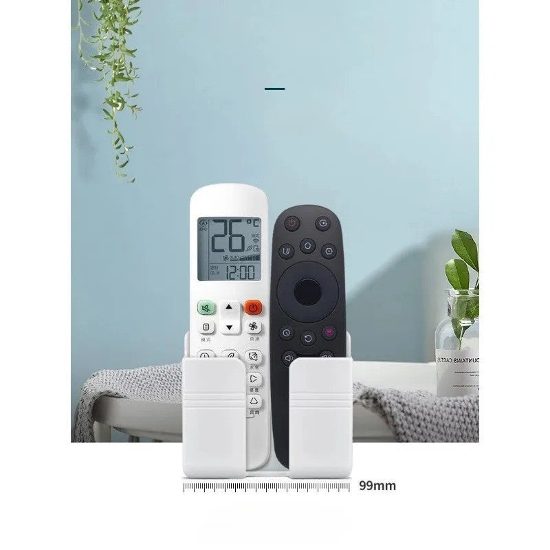 Wall Mounted Phone Holder Multifunction Punch Free Organizer TV Remote Control
