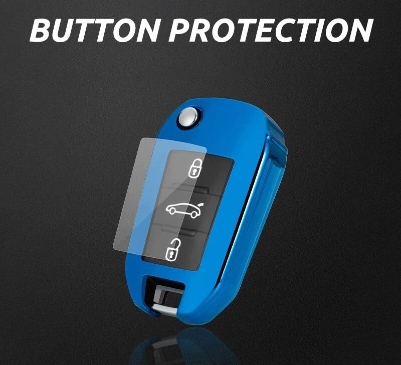 Remote Key Fob Case Cover for Peugeot 3008 208 308 508 408 2008 307 4008