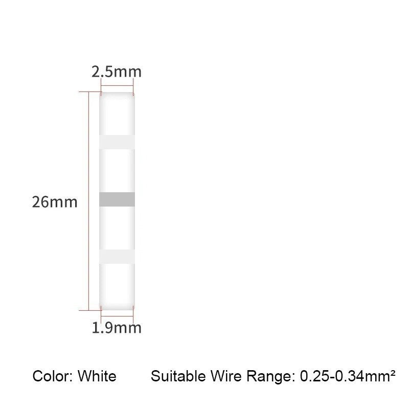 Heat Shrink Connectors Sleeve Tube Terminals Electrical Butt Splice Wire Tubes