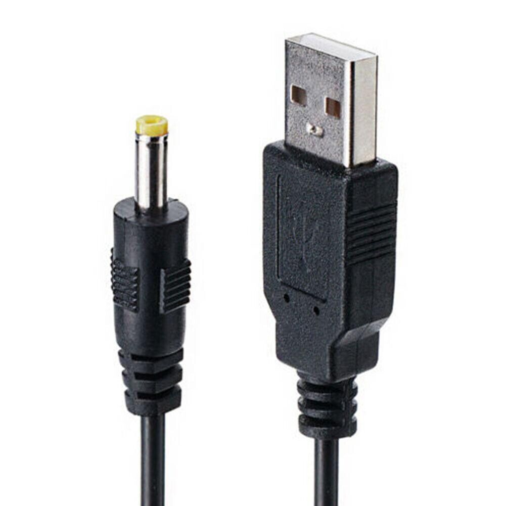 PSP 1000/2000/3000 USB to DC Power Charging Cable Charge 80cm 5V