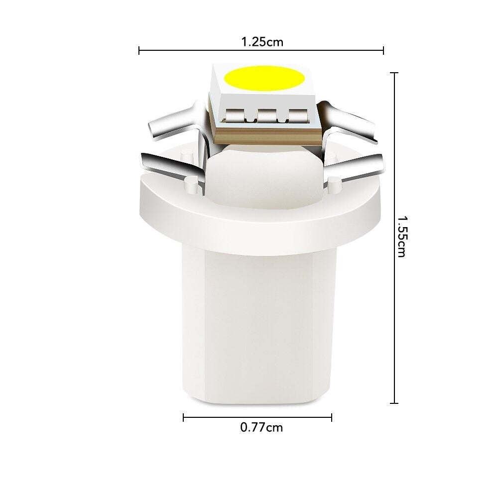 T5 B8.5D 509T Smd LED Car Gauge Speedo Dashboard Instrumental Bulb