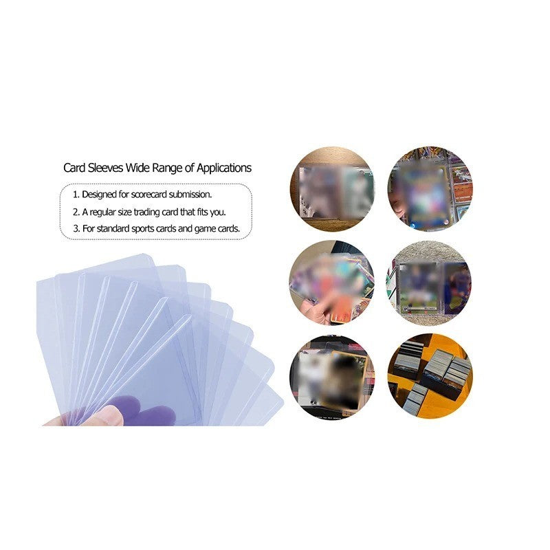 1x Baseball Card Sleeve Hard Plastic Card Protector Game Trading Card Sleeve