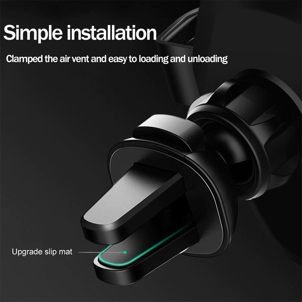  Wireless Fast Charger Car Mount Air Vent Mobile Phone Holder Universal