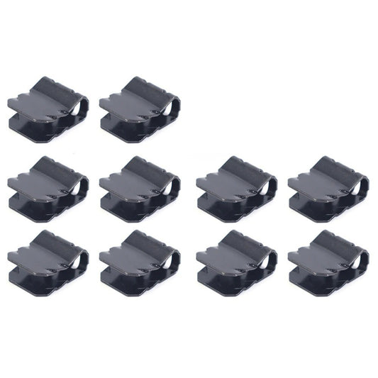 10x Car Mudguard Fixing Clips Auto Engine Guard U-shaped Buckle Clamps