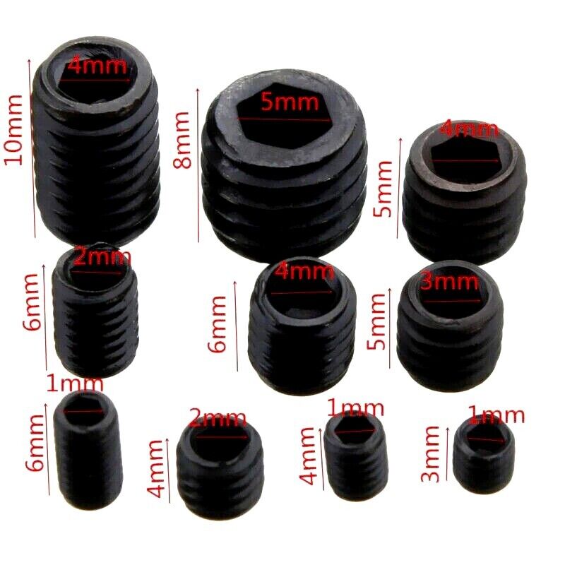 Allen Head Screws M3 M4 M5 M6 M8 Black 