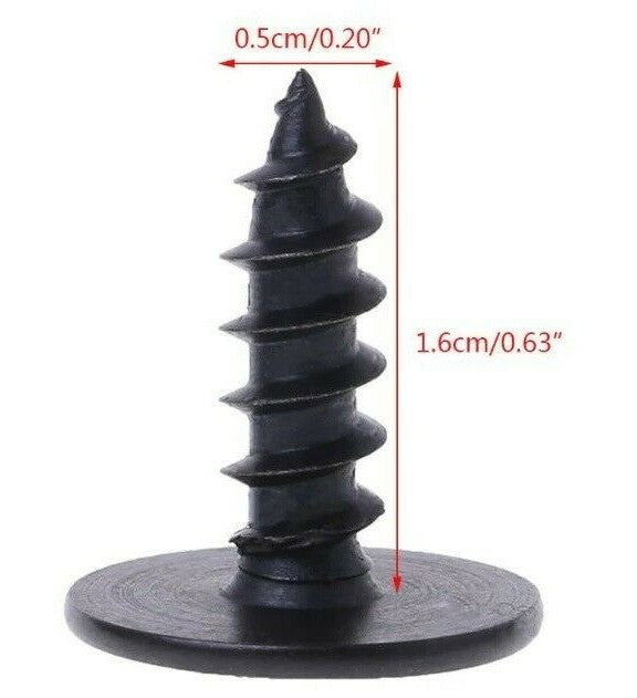 100x Wheel Arch Torx Screws Engine Cover Undertray Splashguard Screws