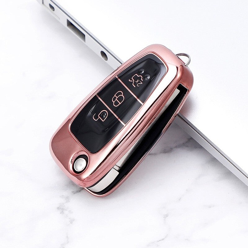 Car Key Case Cover for Ford Focus 2 3 MK3 Ecosport Kuga Escape Fiesta C-Max