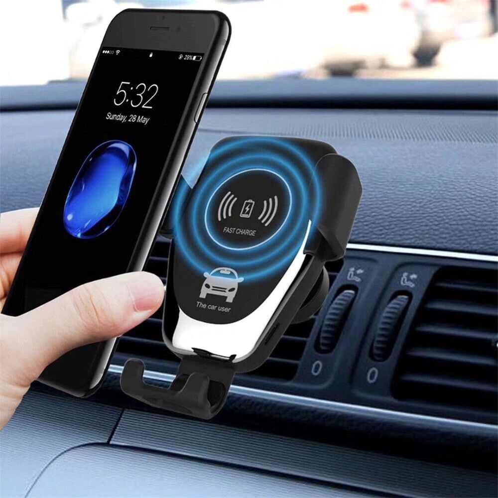  Wireless Fast Charger Car Mount Air Vent Mobile Phone Holder Universal