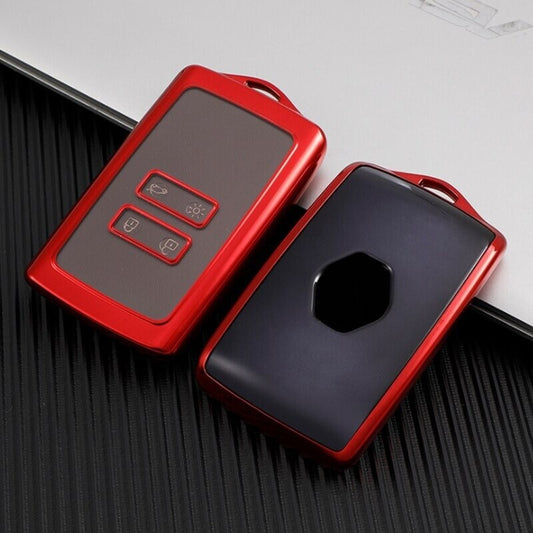 Car Key Case Cover for Renault Megane Zoe 4 RS Captur Kadjar Arkana