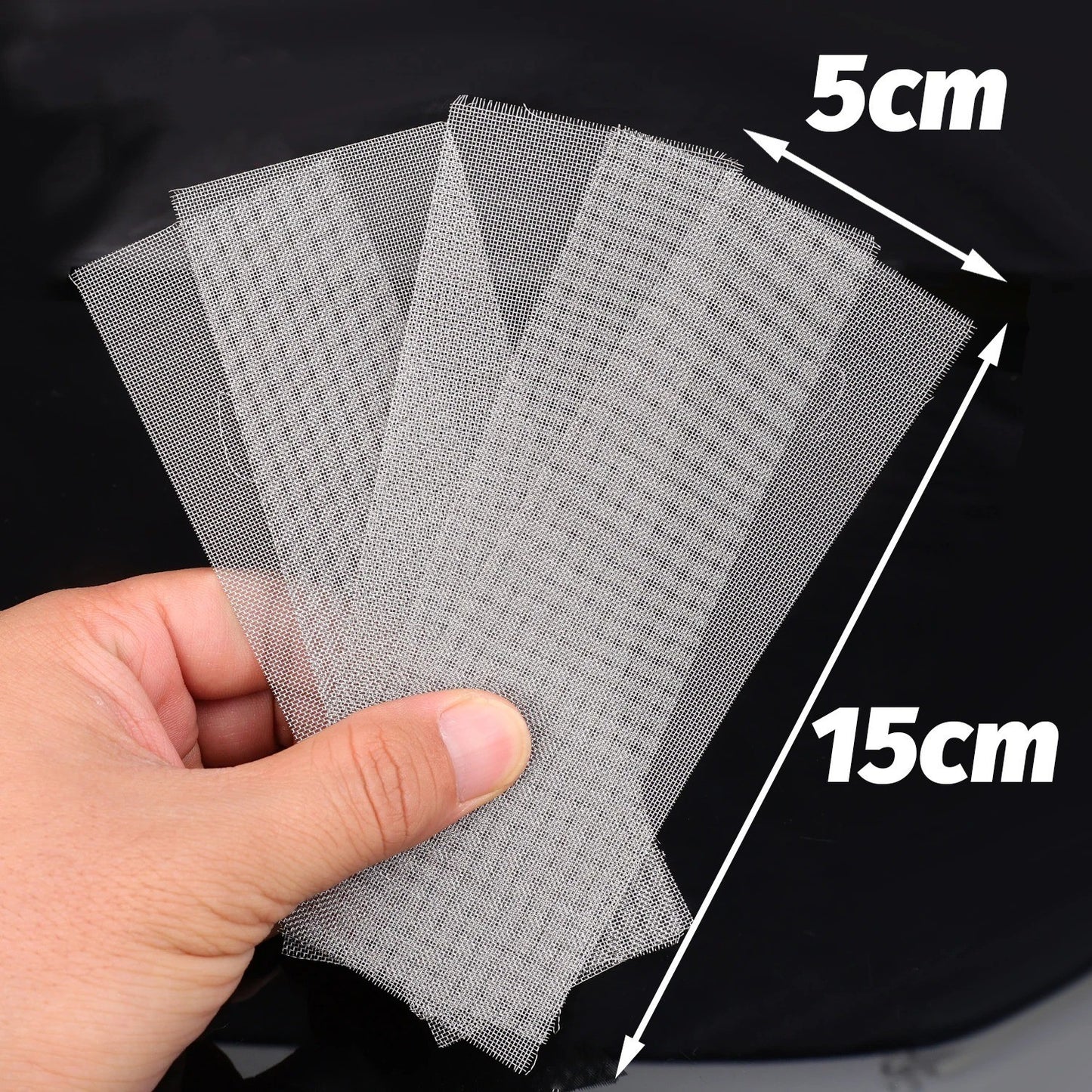 5x Steel Repair Mesh Car Bumper Plastic Hole Crack Patches Trimmable Welding