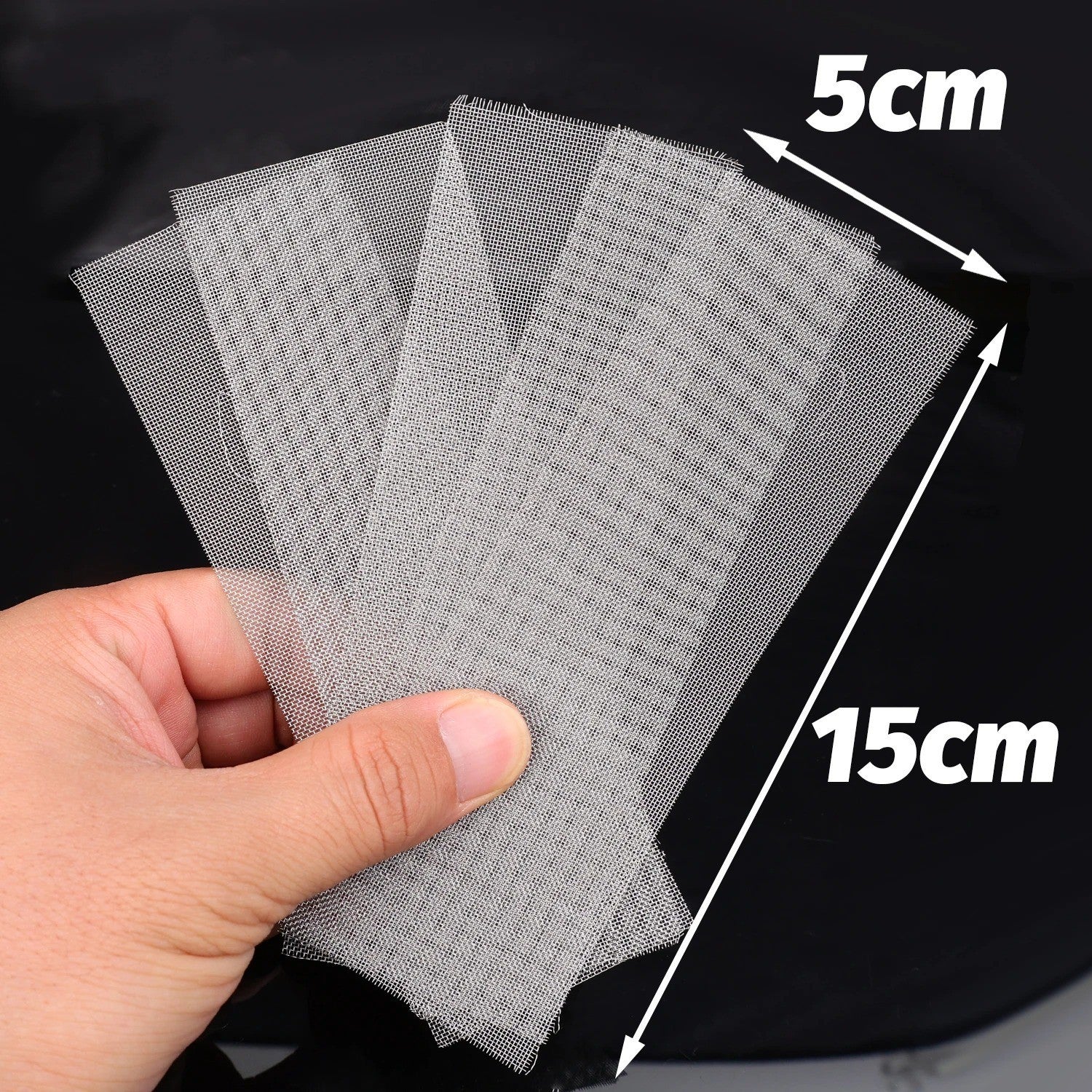 5x Steel Repair Mesh Car Bumper Plastic Hole Crack Patches Trimmable Welding