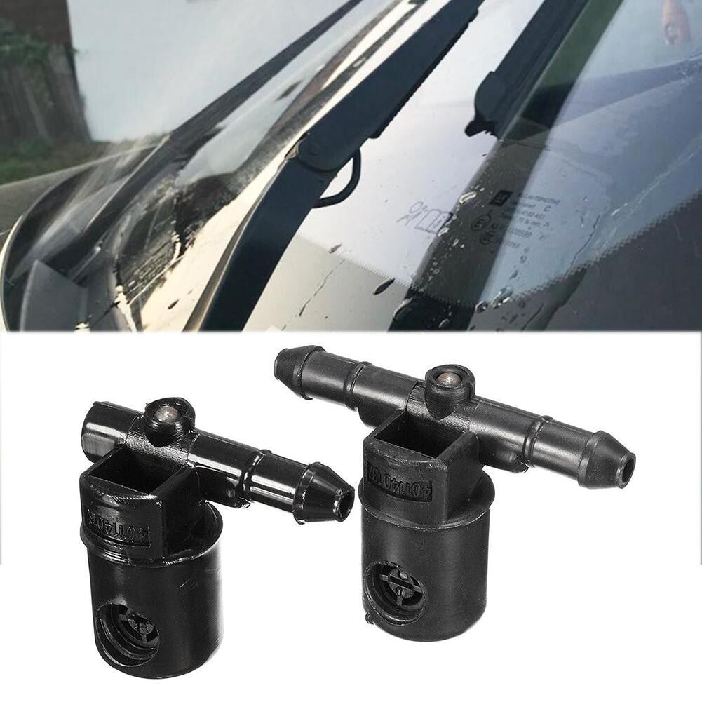 2pcs Set Front Wiper And Washer Replacement Jet Nozzle fits Vauxhall Astra Corsa