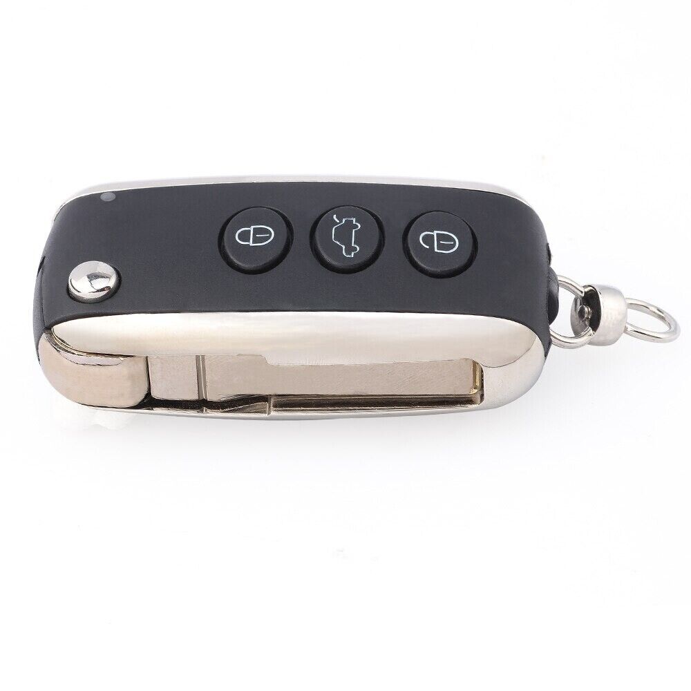 Bentley 3+1 Button Remote Flip Key Fob for Continental GT GTC Flying Spur