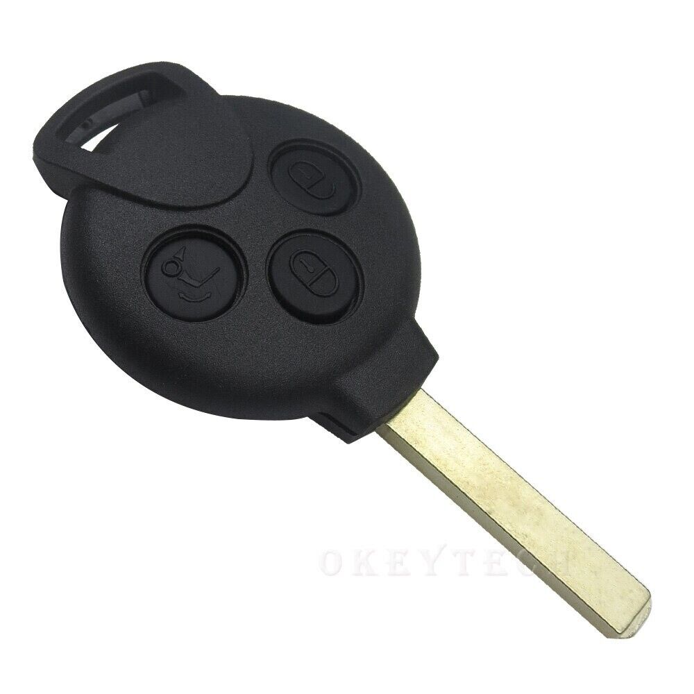 3 Button Remote Key Shell Fob Case Cover for Mercedes Benz MB Smart 451