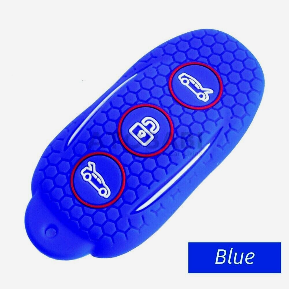 2x Key Case Cover for 3 Button Remote Key Fob for Tesla Model 3 S Y