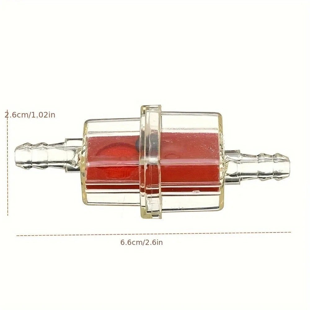 2x PETROL 6MM FUEL INLINE MAGNETIC FILTER QUAD PIT DIRT ATV MOTORCYCLE BIKE 6MM