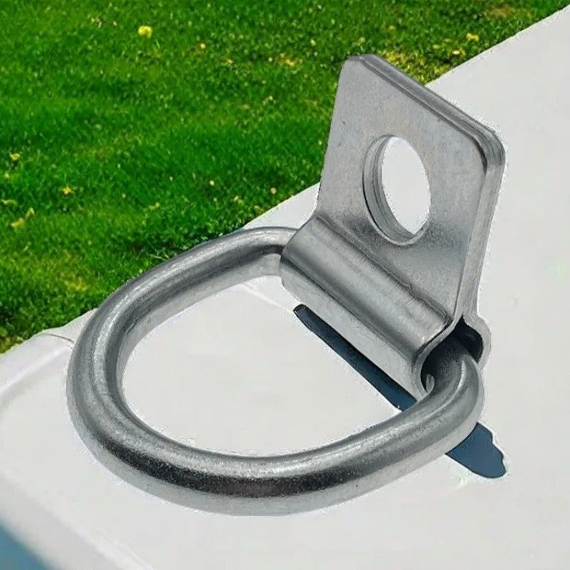 1x Deck Ring Lashing Ring Rope Ring D Ring Tie Down Trailers RV Parts