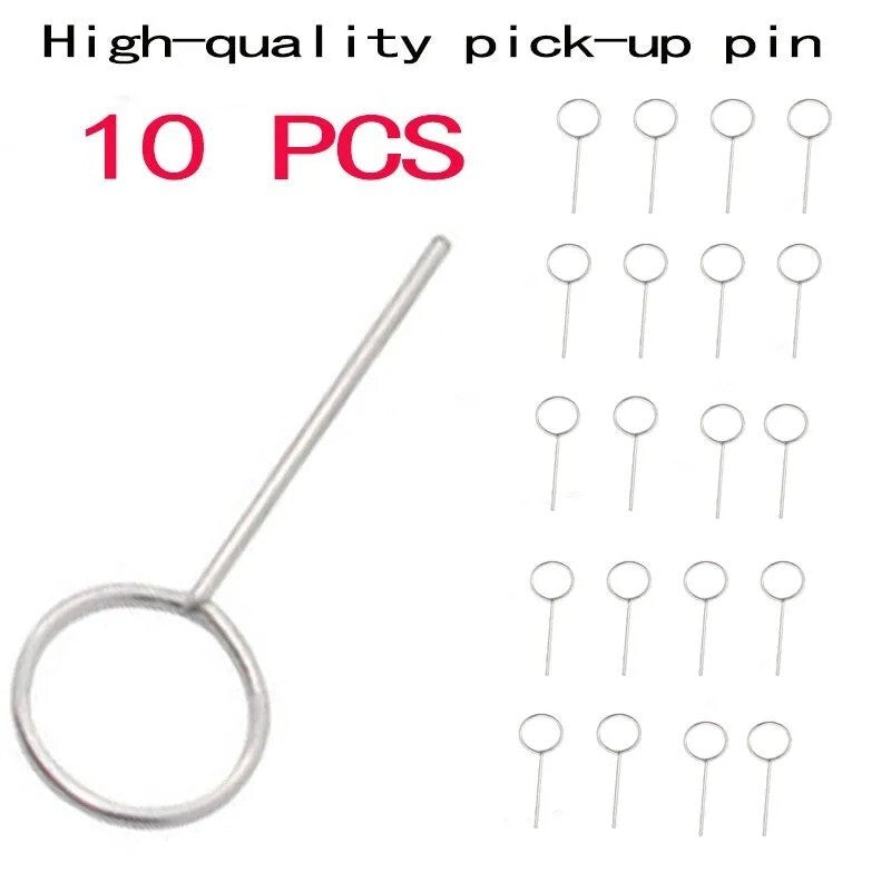 10x New Eject Sim Card Ejector Tool Universal Mobile Phone Tray Opener