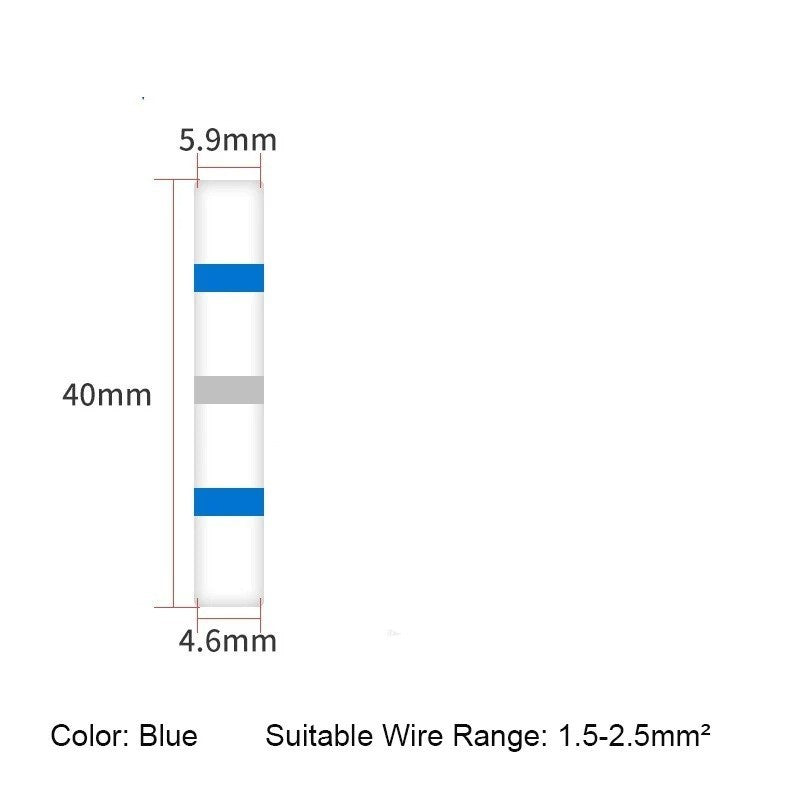 Heat Shrink Connectors Sleeve Tube Terminals Electrical Butt Splice Wire Tubes