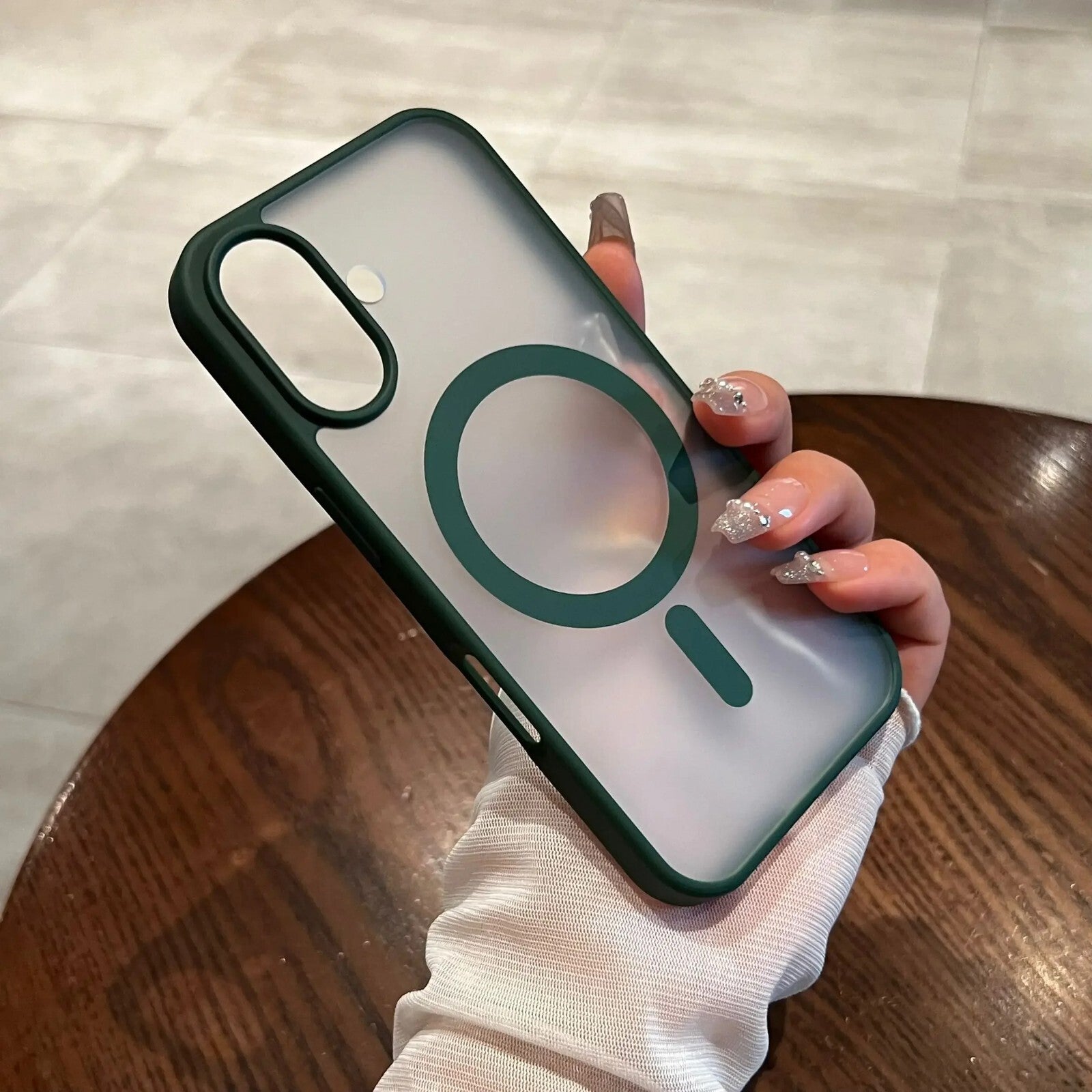 Transparent Phone Case 5 Colours Wireless Charging for Iphone XS Max
