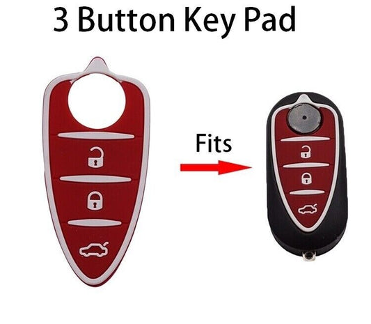 Alfa Romeo GTO 159 Mito Giulietta 3 Button Remote Key Fob Rubber Pad