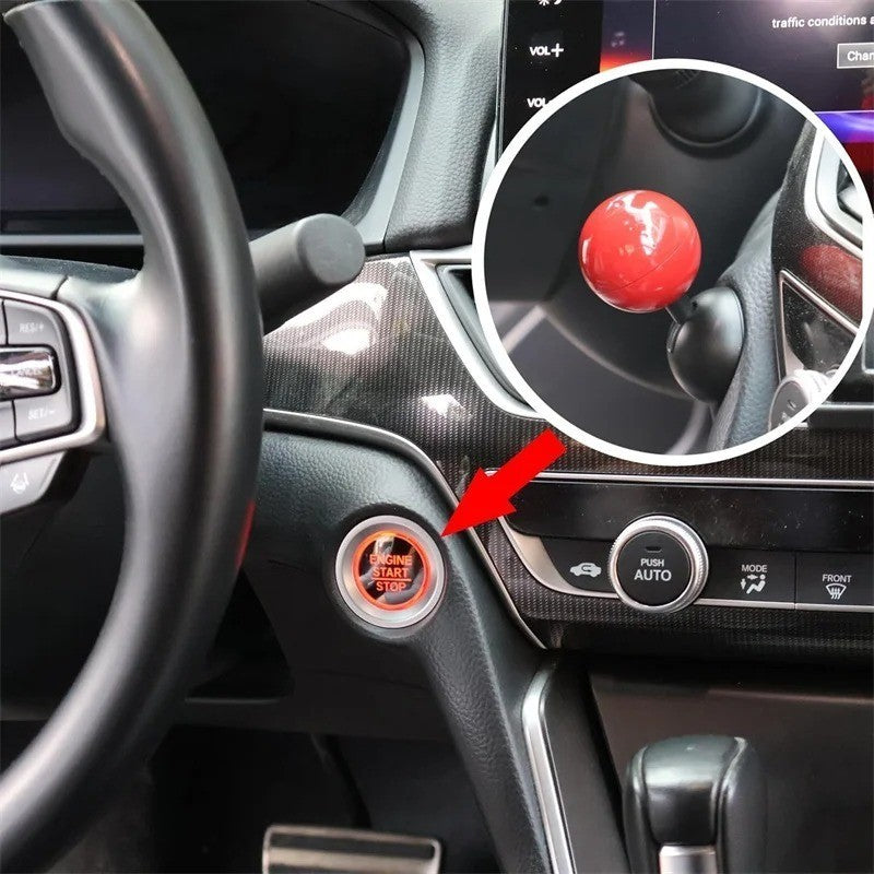 Car Start Stop Lever Start Button Push Start Auto Ignition Button Cover