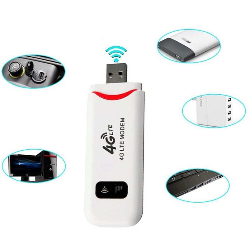 4G LTE Wireless Router USB Dongle 150Mbps Modem Mobile Broadband Sim Card