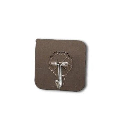 4x Door Wall Hangers Strong Hook Key Towel Kitchen Bathroom Storage