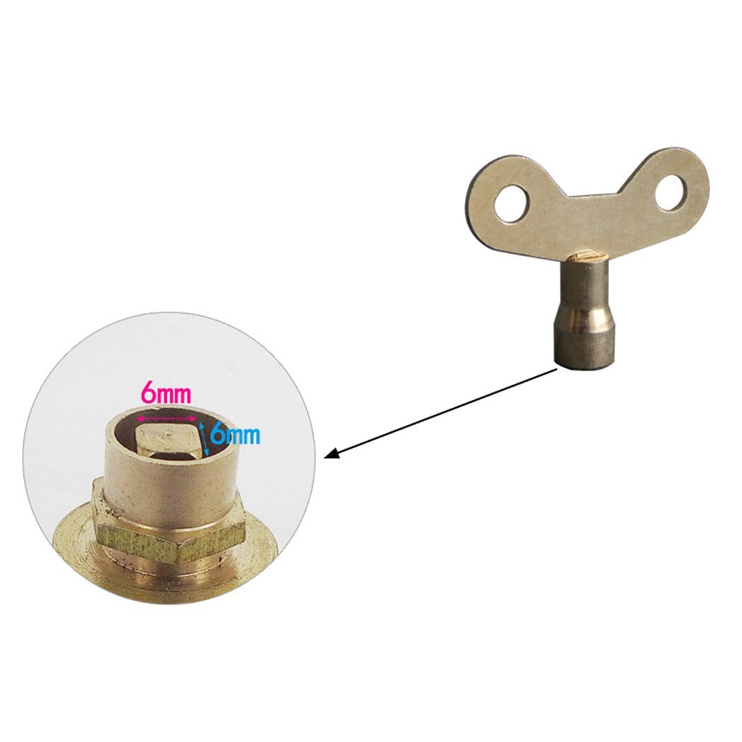 1x Faucet Key Radiator Water Tap Hole Bleed Bleeding Key for Venting Air Valve