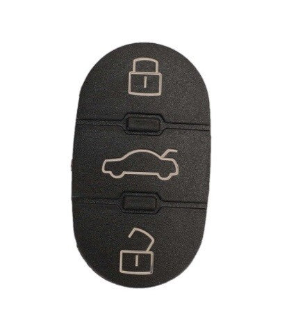 3 Button Car Key Button Pad Replacement for Audi A2 A3 A4 A6 A8 TT
