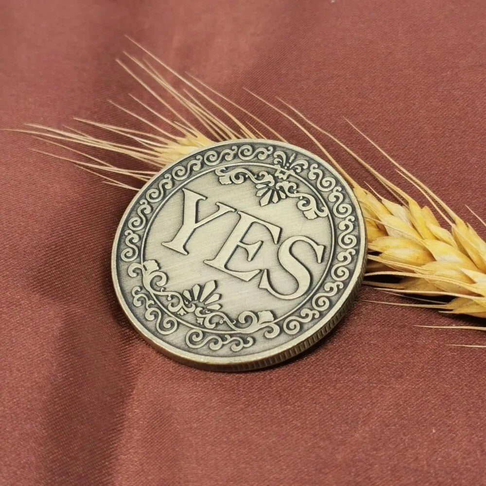 Bronze Yes or No Commemorative Coin Souvenir Non Currency Coin