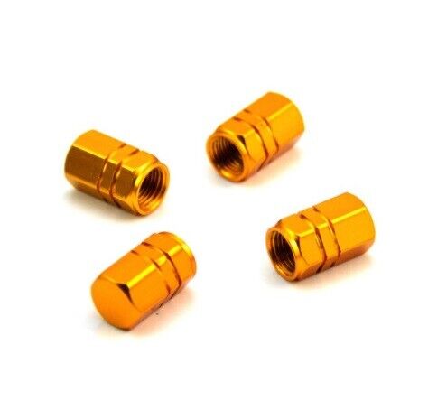 4x Tyre Valve Dust Caps for Car Van Motorcycle Bmx