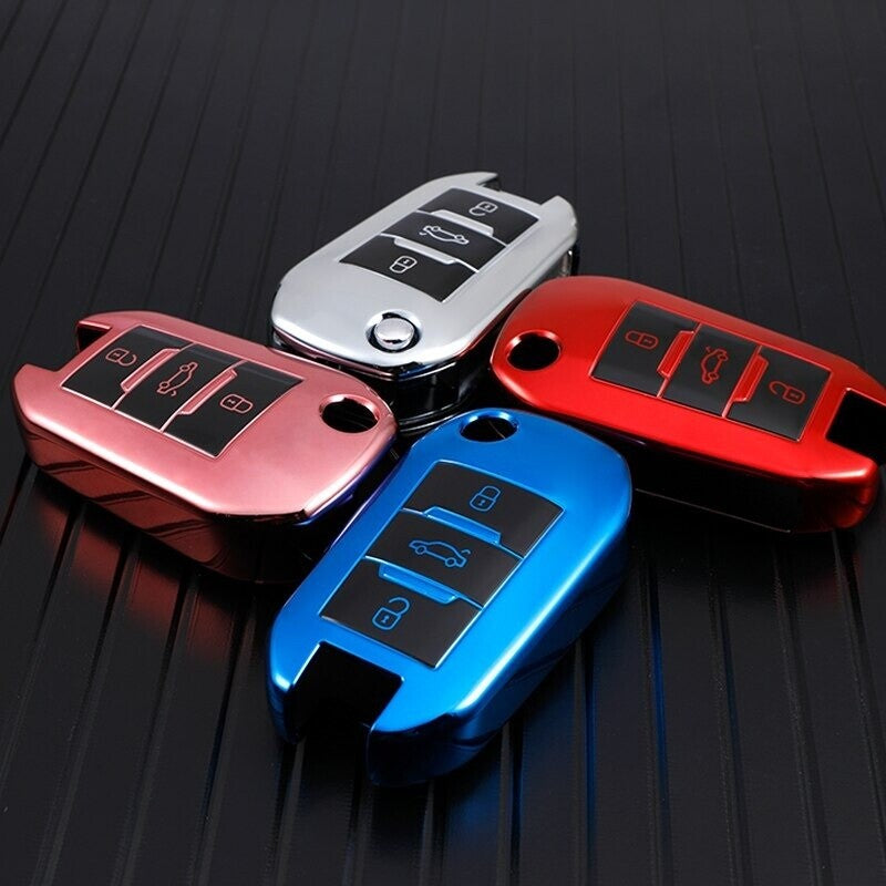 Remote Key Fob Case Cover for Peugeot 3008 208 308 508 408 2008 307 4008