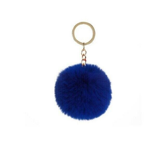 Soft Keychain Faux Rabbit Fluffy Fur Pom Handbag Pendant (16 Colours)