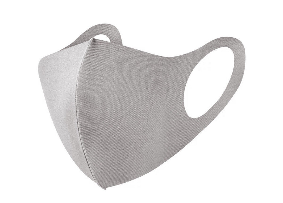 FACE MASK REUSABLE WASHABLE  4 COLOURS BLACK PINK BLUE GREY