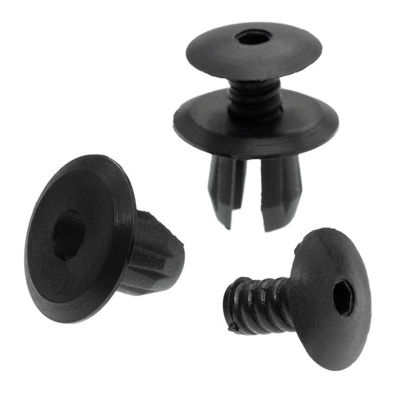 10x Car Fastener Trim Panel Clips 9mm Hole fits VW Volkswagen T4 T5 Transporter