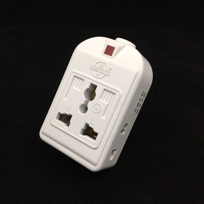 Universal Extension Socket US/EU/UK/AU/CN Plug 10A 250V Wireable Adapter