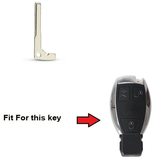 Blank Key Uncut Blade Replacement for Mercedes Benz A E S G CLK SLK Class