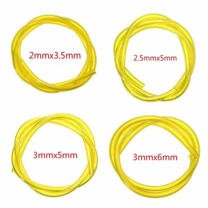 1x 1m Petrol Fuel Pipe Line Hose for Trimmers Trimmer Chainsaws Saw Blower