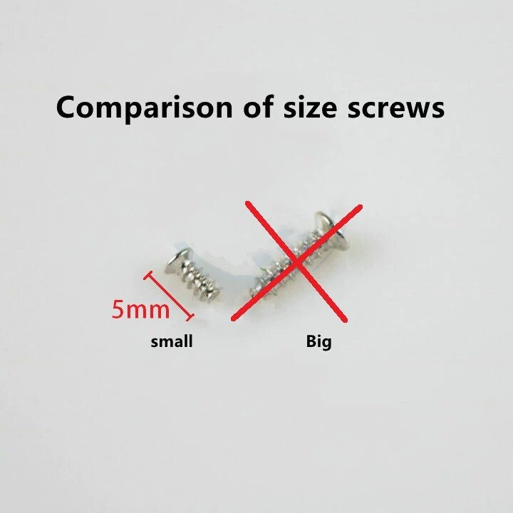 10x Car Key Folding Embryo Fixing Small Screws 4mm Locksmith Repair